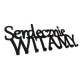 SERDECZNIE WITAMY wieszak  Briso design